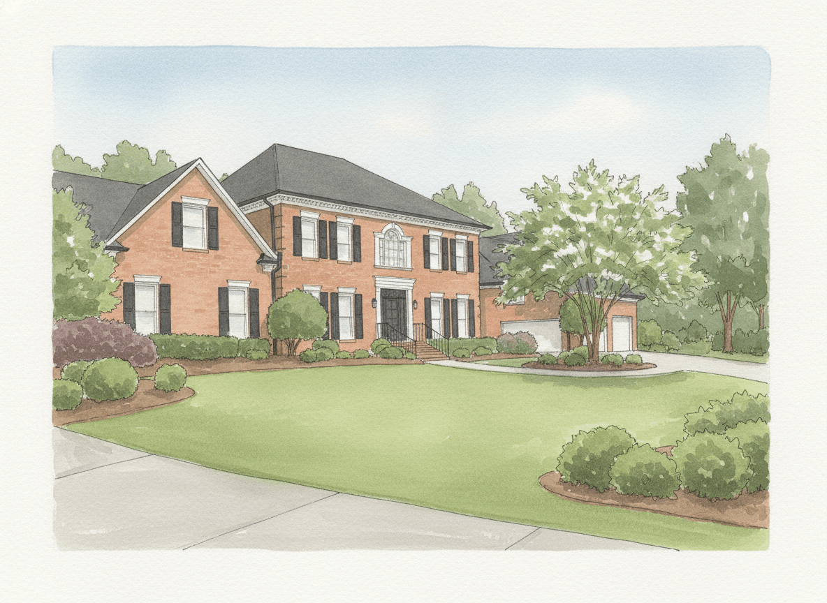 Illustration of 8507 Brownes Pond Ln